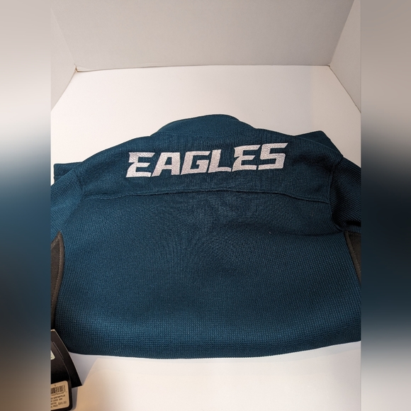 Official NFL Eagles Midnight Green Full-Zip Jacket - Picture 7 of 9